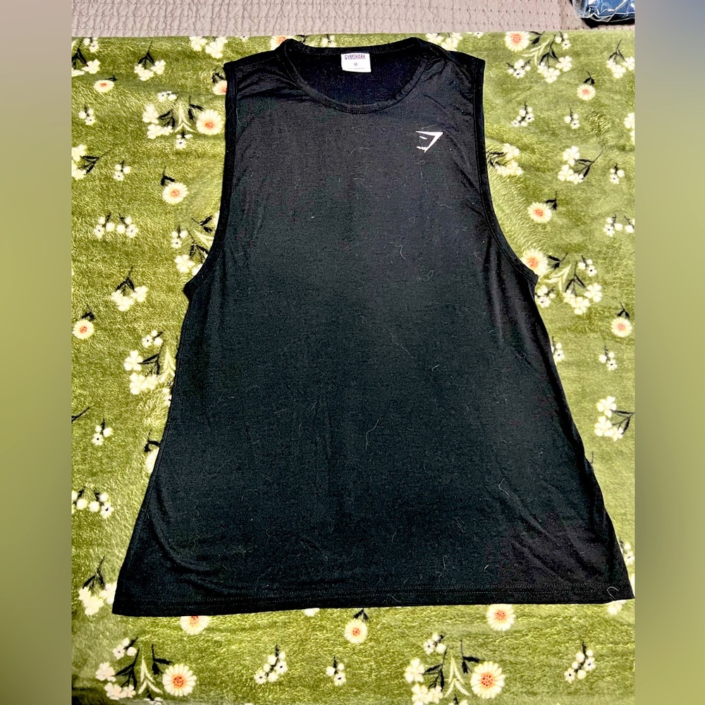 Gym shark black womens Tank size medium